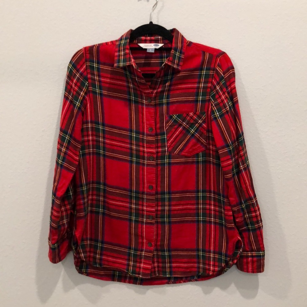 Old Navy Classic Tartan Plaid Flannel
